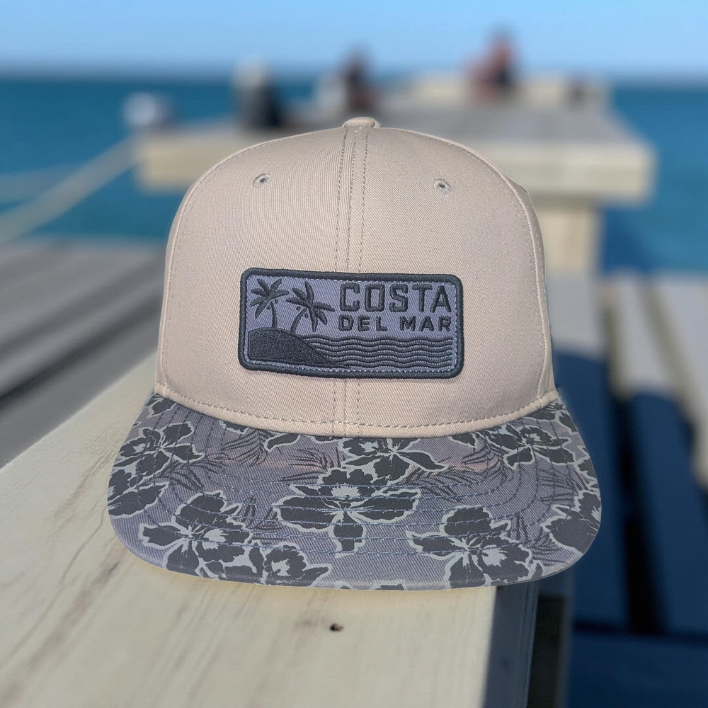 Costa Del Mar Floral Snapback Hat